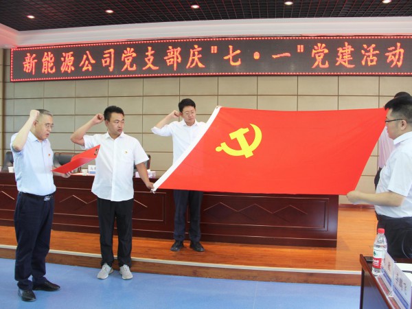 新能源公司党支部开展庆“七一”党建活动